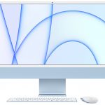 Blue 24‑inch iMac with Apple M1 chip - MJV93LL