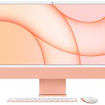 Orange 24‑inch iMac with Apple M1 chip - Z132