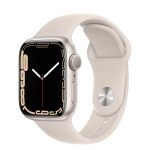 Apple Watch Series 7 Starlight Aluminum Case with Sport Band- 45mm - GPS