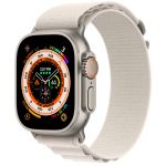 Apple Watch Ultra Titanium Case with Orange Alpine Loop GPS + Cellular 49mm MQe53