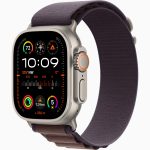 Apple Watch Ultra 2 GPS + Cellular, 49mm Titanium Case with Indigo Alpine Loop