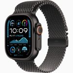 Apple Watch Ultra 2 GPS + Cellular, 49mm Black Titanium Case with Black Titanium Milanese Loop