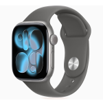 Apple Watch Series 11 GPS, 42mm/46mm Silver Aluminum Case with Anchor Blue Sport Band