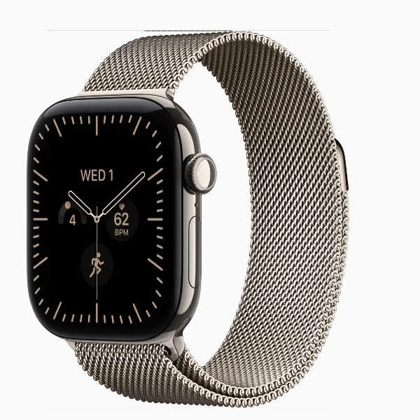 Apple-Watch-Series-12-GPS-Cellular-42mm-Natural-Titanium-Case-with-Natural-Milanese-Loop-1 Apple Watch Series 12 GPS + Cellular, 42mm/46mm Natural Titanium Case with Natural Milanese Loop - Image 1
